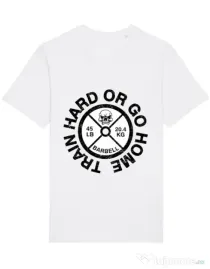 Tricou STANLEY STELLA barbat Train hard or go home Alb