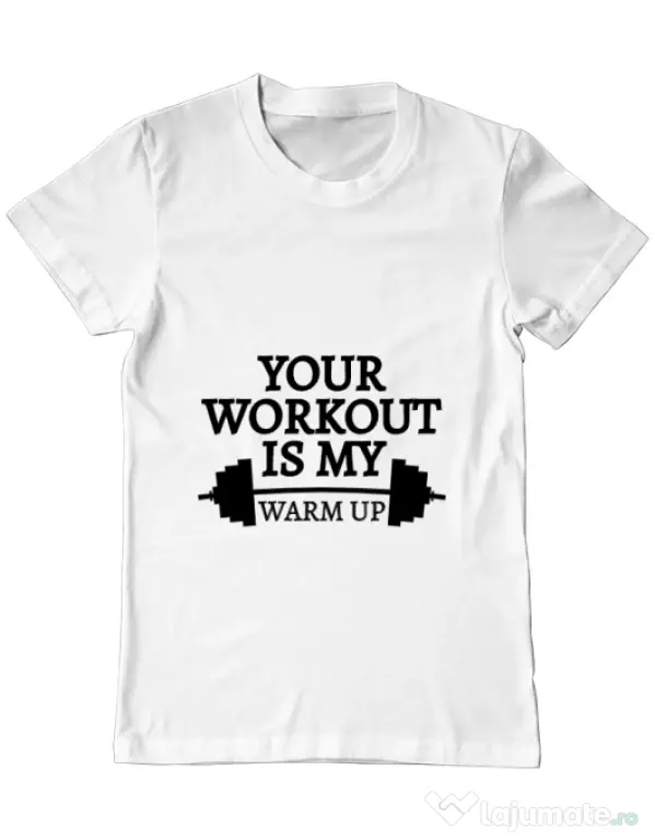 Tricou ADLER barbat Your workout Alb