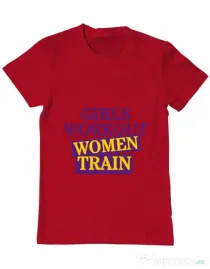 Tricou ADLER barbat Women train Rosu