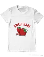 Tricou ADLER barbat Sweet babe Alb