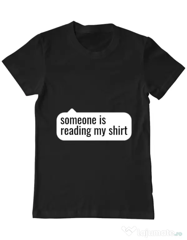 Tricou ADLER barbat Reading my shirt Negru