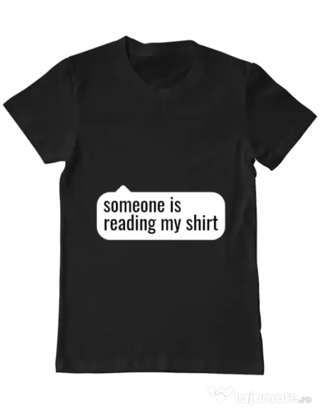 Tricou ADLER barbat Reading my shirt Negru