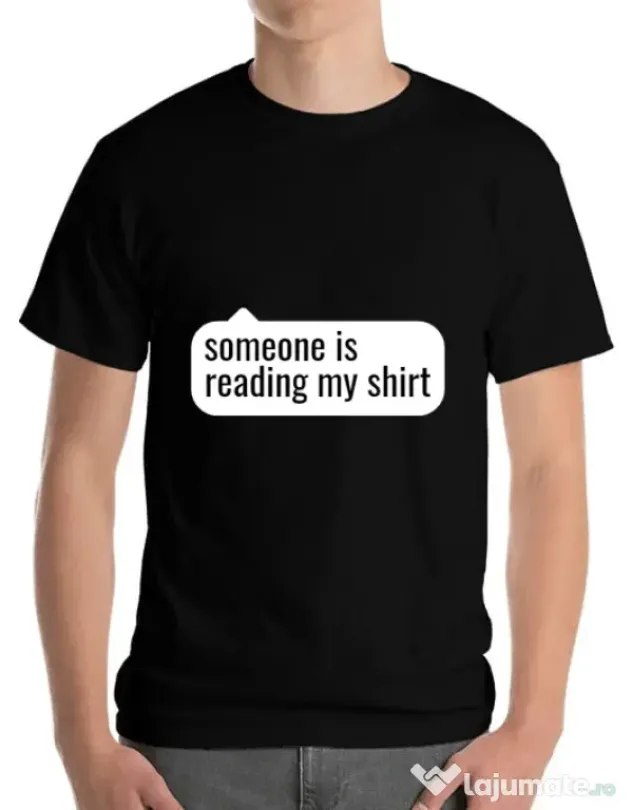 Tricou ADLER barbat Reading my shirt Negru