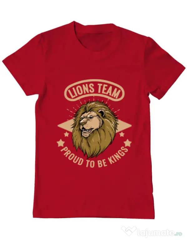 Tricou ADLER barbat Lions team Rosu