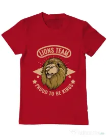 Tricou ADLER barbat Lions team Rosu