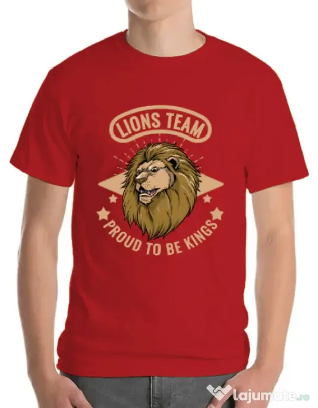 Tricou ADLER barbat Lions team Rosu