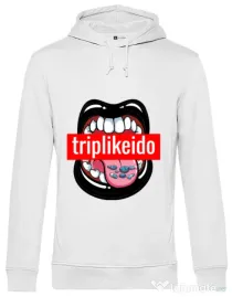 Hoodie barbat cu gluga Trip like I do Alb