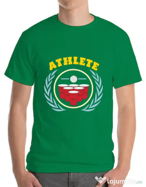 Tricou ADLER barbat Athlete Verde mediu