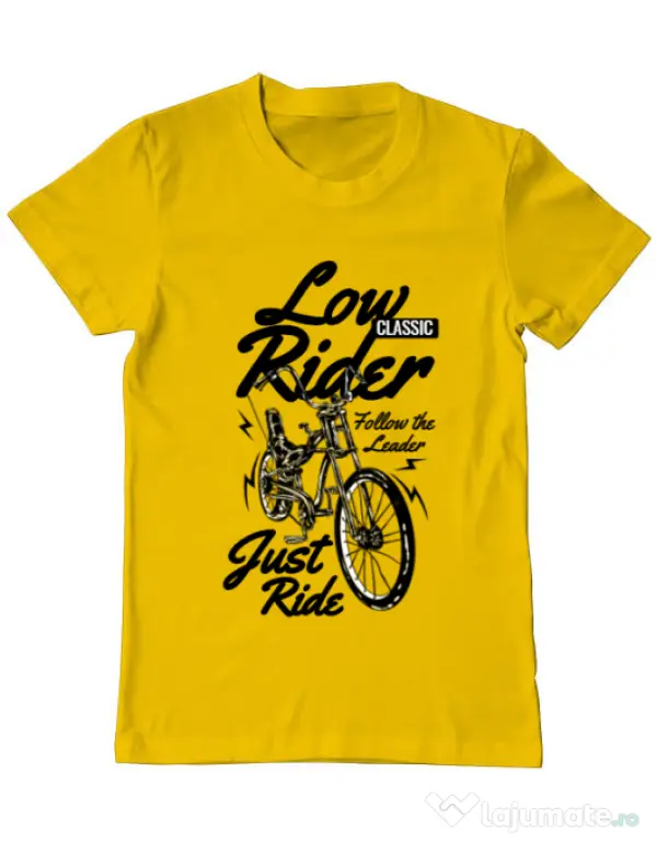 Tricou ADLER barbat Lowrider Galben