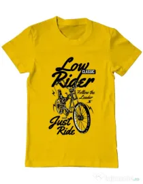 Tricou ADLER barbat Lowrider Galben