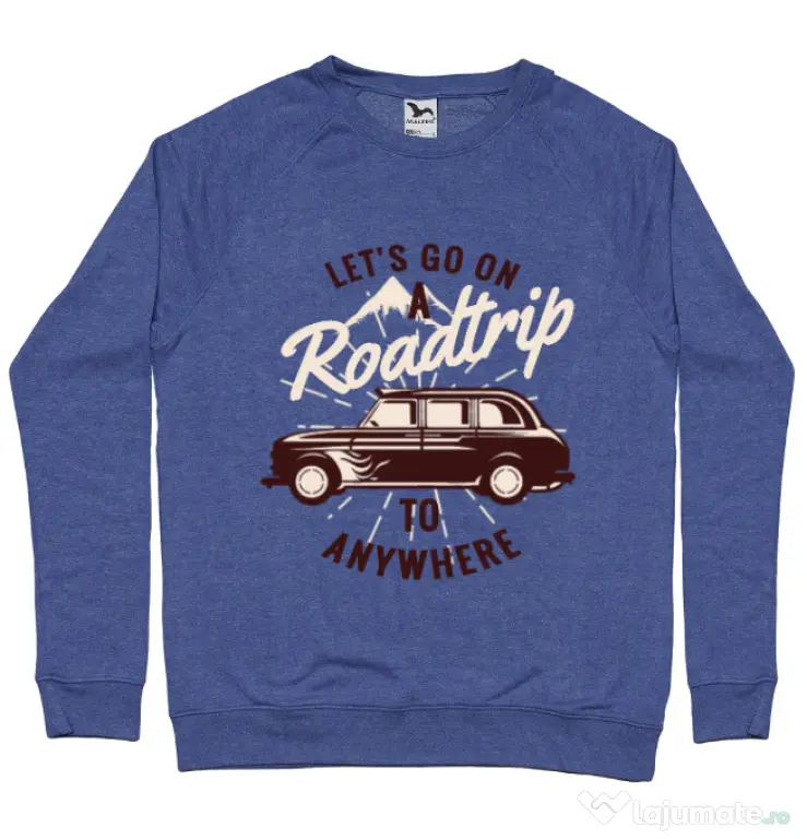 Bluza ADLER barbat Roadtrip Albastru melanj