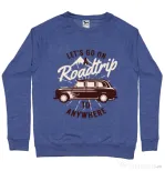 Bluza ADLER barbat Roadtrip Albastru melanj