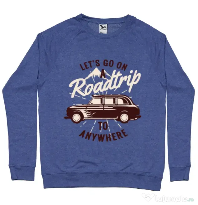 Bluza ADLER barbat Roadtrip Albastru melanj