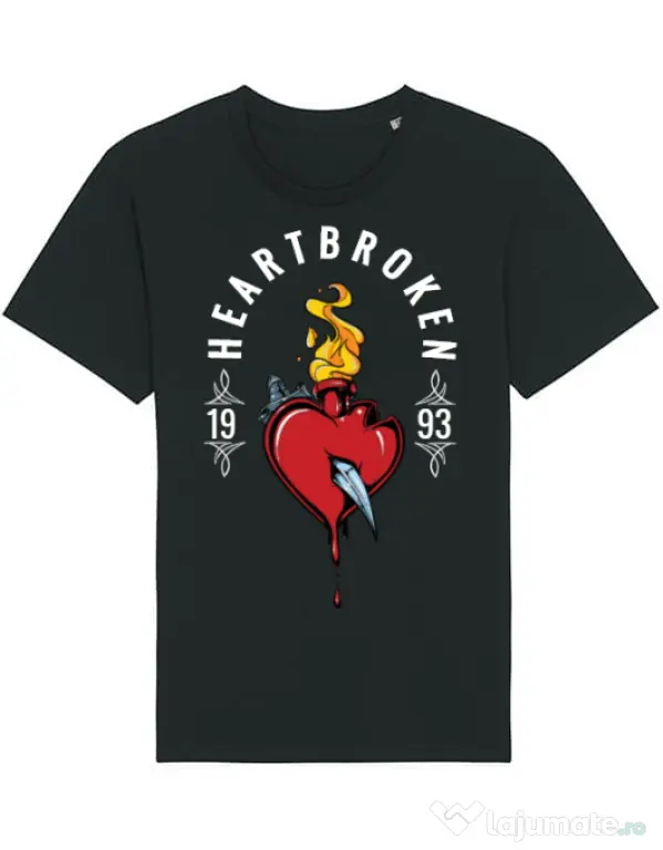 Tricou STANLEY STELLA barbat Heartbroken Negru