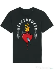 Tricou STANLEY STELLA barbat Heartbroken Negru
