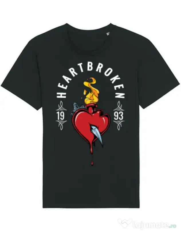 Tricou STANLEY STELLA barbat Heartbroken Negru