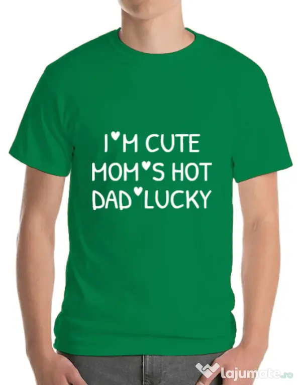 Tricou ADLER barbat I’m cute Verde mediu