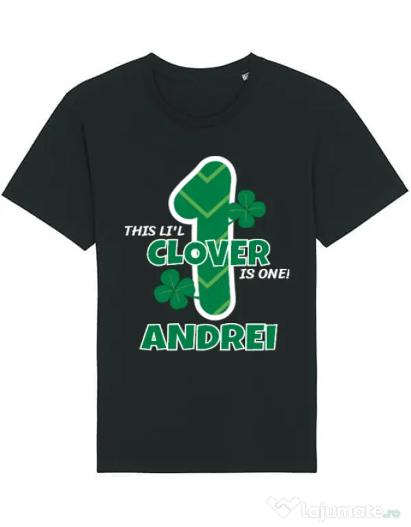 Tricou STANLEY STELLA barbat Little clover Negru