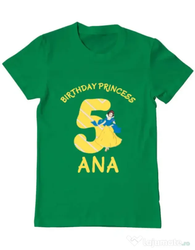 Tricou ADLER barbat Birthday Princess Verde mediu