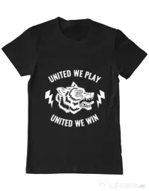 Tricou ADLER barbat United we play Negru