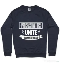 Bluza ADLER barbat Procrastinators Denim inchis