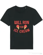 Tricou STANLEY STELLA barbat Running for ice cream Negru