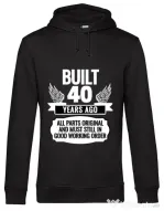 Hoodie barbat cu gluga Original parts Negru