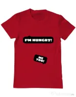 Tricou ADLER barbat Hungry Mommy Rosu