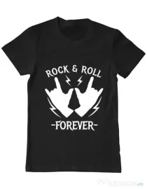 Tricou ADLER barbat Rock and roll Negru