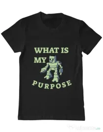 Tricou ADLER barbat What is my purpose Negru