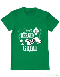 Tricou ADLER barbat Be great Verde mediu