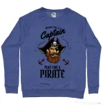 Bluza ADLER barbat Play like a pirate Albastru melanj