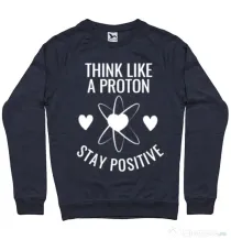 Bluza ADLER barbat Stay positive Denim inchis