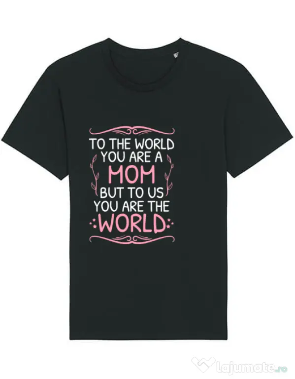 Tricou STANLEY STELLA barbat You are the world Negru