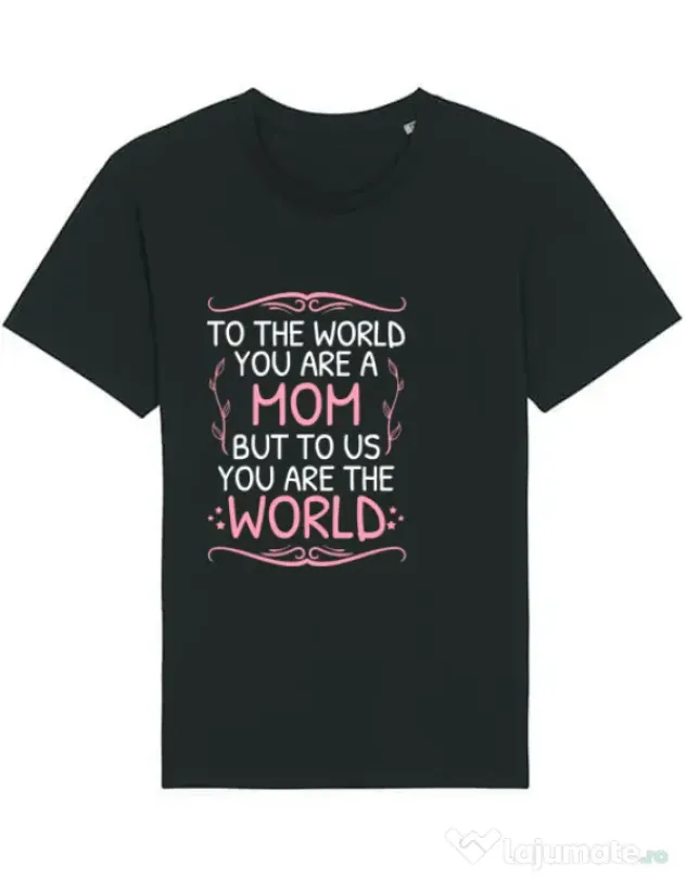 Tricou STANLEY STELLA barbat You are the world Negru