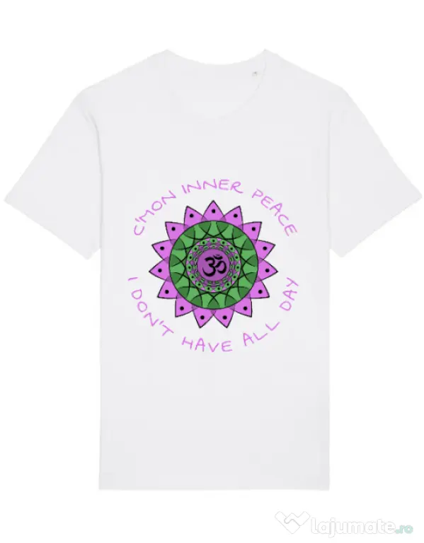 Tricou STANLEY STELLA barbat C’mon inner peace Alb