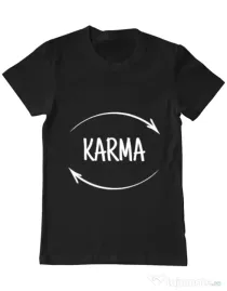 Tricou ADLER barbat Karma Negru