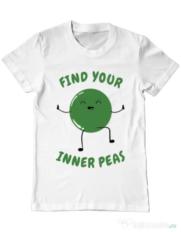 Tricou ADLER barbat Inner peas Alb
