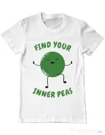 Tricou ADLER barbat Inner peas Alb