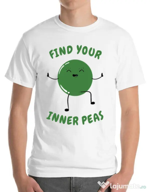 Tricou ADLER barbat Inner peas Alb