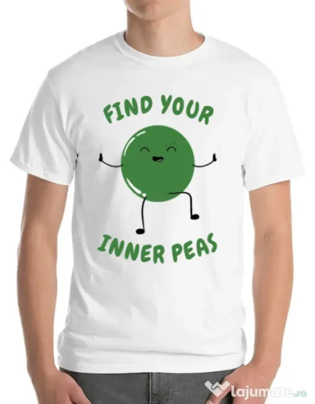 Tricou ADLER barbat Inner peas Alb