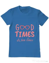 Tricou ADLER barbat Tan lines Albastru azuriu