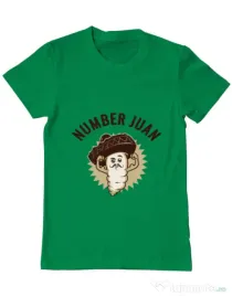 Tricou ADLER barbat Number Juan Verde mediu