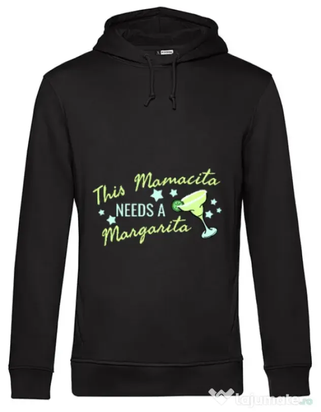 Hoodie barbat cu gluga Mamacita Negru