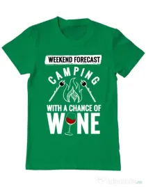 Tricou ADLER barbat Weekend forecast Verde mediu
