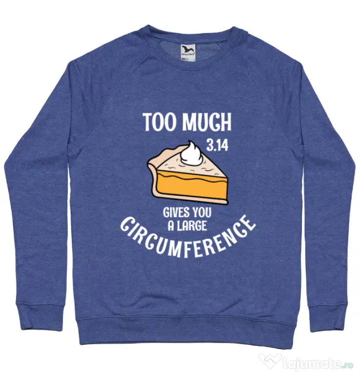 Bluza ADLER barbat Too much pie Albastru melanj