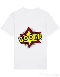 Tricou STANLEY STELLA barbat Boom! Alb