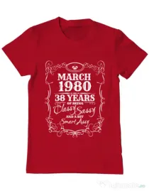 Tricou ADLER barbat Classy sassy Rosu