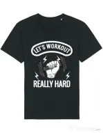 Tricou STANLEY STELLA barbat Let’s workout Negru