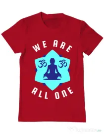 Tricou ADLER barbat We are all one Rosu